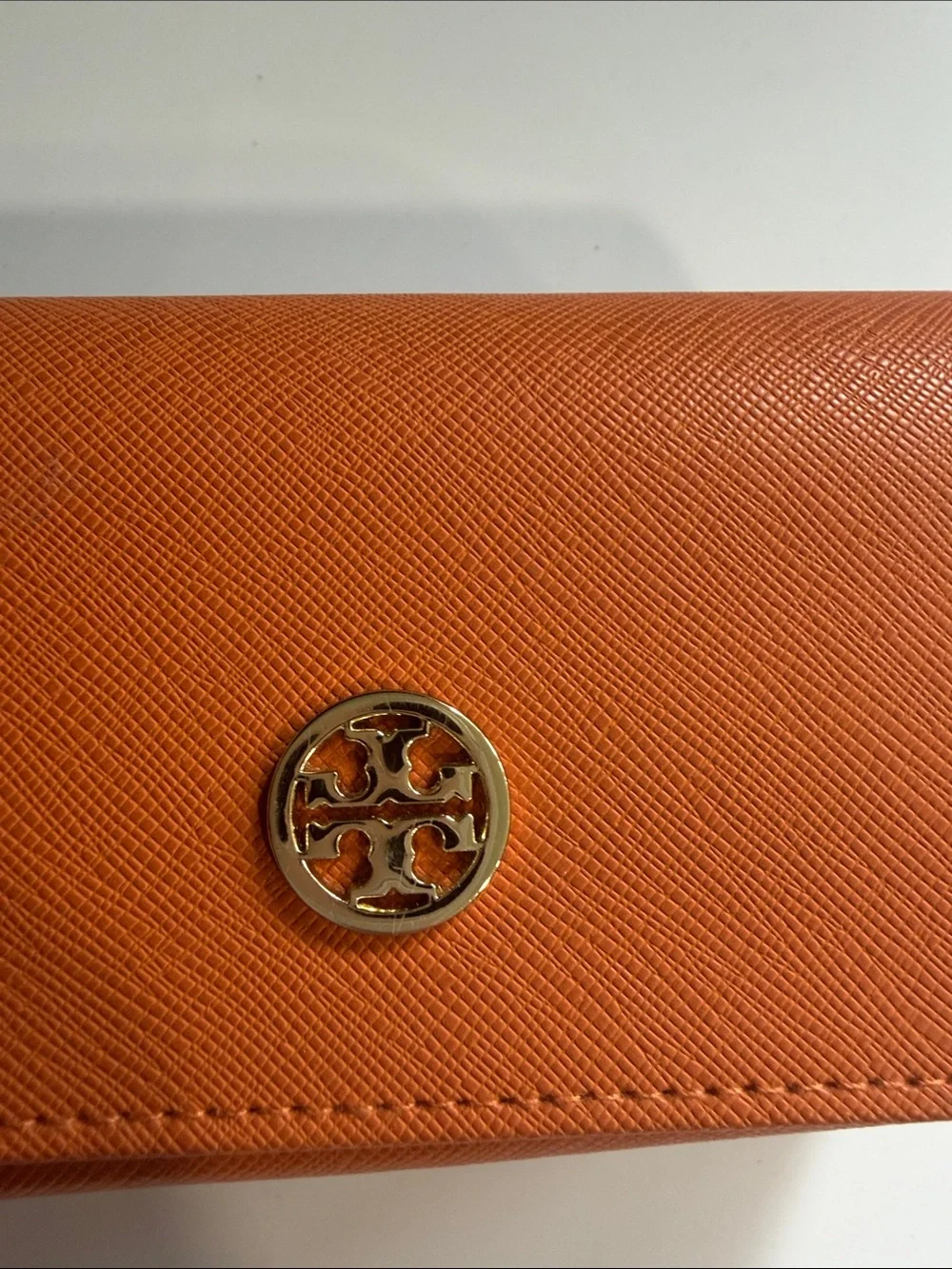 Tory Burch Orange Hard Glasses Case Only